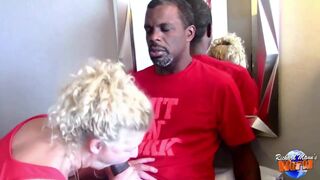 Watch Devorah Kurlz & Richard Mann's hot interracial sex tape with pawg MILF getting her mouth and pussy stuffed with cum - 2 image