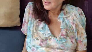 My hot friend's mom in stockings gives me POV doggystyle and I cum hard on her feet - 10 image