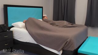 Stefano shares bed with stepmom, MILF Stella for a kinky night of taboo fun! - 5 image
