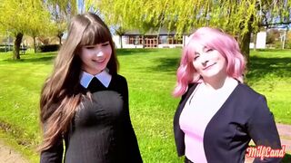 Luna Rival and Vicky share a steamy threesome with two horny studs - 3 image