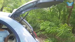 Bighook gets drilled hard by a hard cock in public & takes a hot load on her tight pussy - 1 image