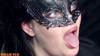 Watch MILF Millie Fox take a massive load while her hubby watches in close-up action - 14 image