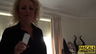British MILF submissive gagged and deepthroated while getting throat fucked hard - 3 image