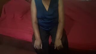 Watch this curvy Asian wife with natural big boobs get naughty on camera - 14 image