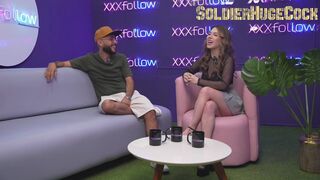 Dani Ortiz, Zamantha Lopez & Soldierhugecock go wild with a massive rod in the studio - 2 image