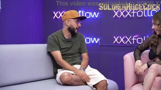 Dani Ortiz, Zamantha Lopez & Soldierhugecock go wild with a massive rod in the studio - 6 image