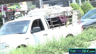Fon & Pimp Blue picked up hot Thai MILF in Bangkok for steamy threesome action with a hot blowjob