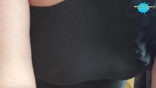 Watch Horny's homemade POV video as she pleasures herself in PVC lingerie - 11 image