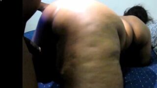Pussy Fountain & Mr. Super Thick Dick love taking BBCs & creampies in homemade video
