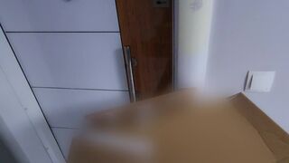 Curvy Latina MILF Emily1999999 gives mind-blowing tips to delivery guy with her amazing body - 1 image