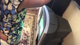 stepson copulates slutty stepmom in the booty during the time that that sweetheart was doing household chores. - 2 image