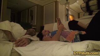 DTFsluts - SWARTHY BROWN BIG TIT mother I'd like to fuck FACE SITTIING COWGIRL FUCK AND FACIAL - 2 image