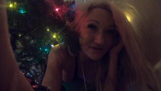 (Mrs.Nelson) Fit Mommy Hottie Acquires Stuck, Spanked, and Surprised Drilled by Son below the Christmas Tree - 2 image