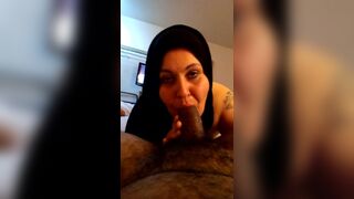 My Wife Nuggie (wearing a Hijab) getting me Willing for a Lengthy Night. - 4 image