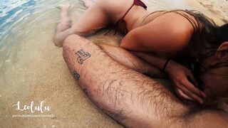 Sex on the Beach! Wild Banging on an Island - Non-Professional Pair LeoLulu - 2 image