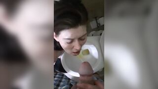 girlfriend is a human urinal compilation - 2 image